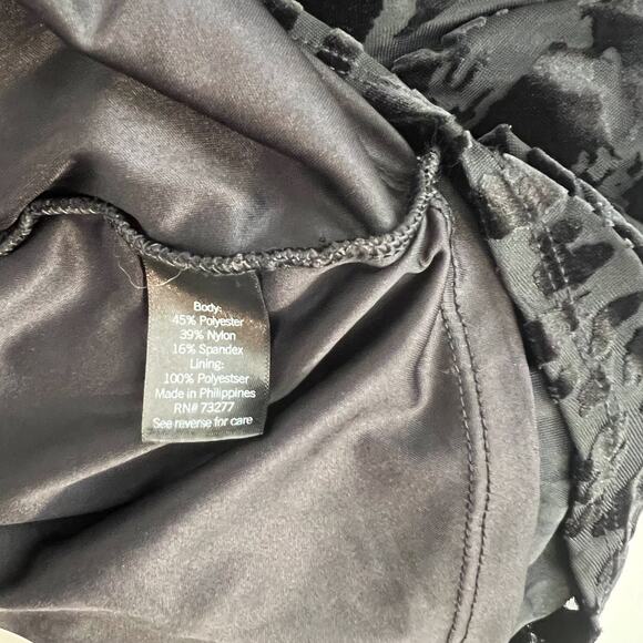 Simply Vera Wang Velvet Burnout Top L Whimsigoth Witchy Dark Romance Boho Fairy - Picture 6 of 8
